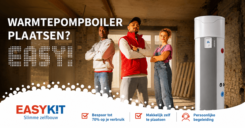 Atlantic Explorer V5 warmtepompboiler voor sanitair warm water bij Easykit